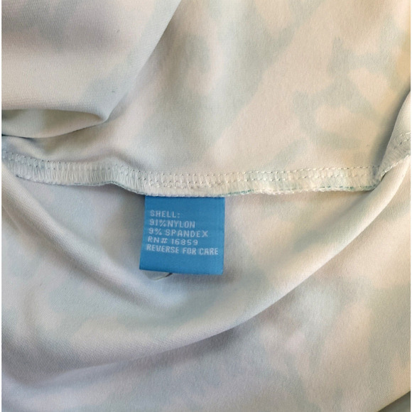 J. McLaughlin Midi Dress Womens Size XL Catalina Cloth Green Floral Stretch - Picture 5 of 8